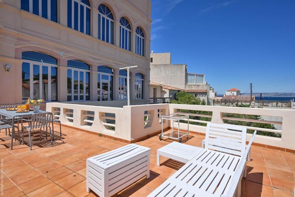 Villa Emma Au Coeur De Malmousque Marseille Bagian luar foto