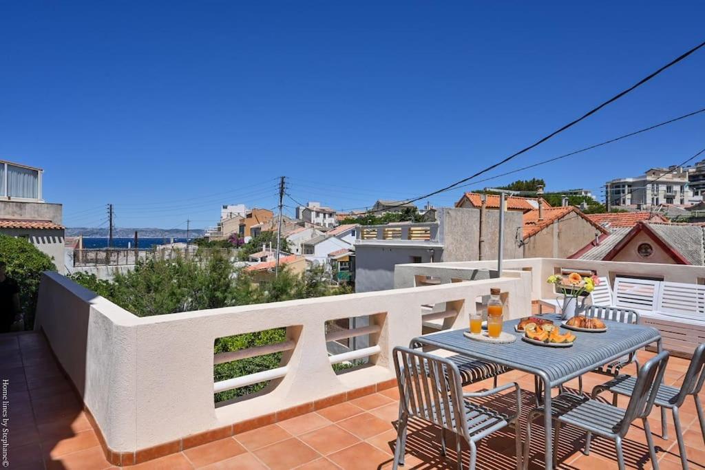 Villa Emma Au Coeur De Malmousque Marseille Bagian luar foto